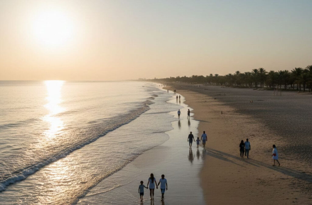 Sharjah Beach Best Sunset View Spots