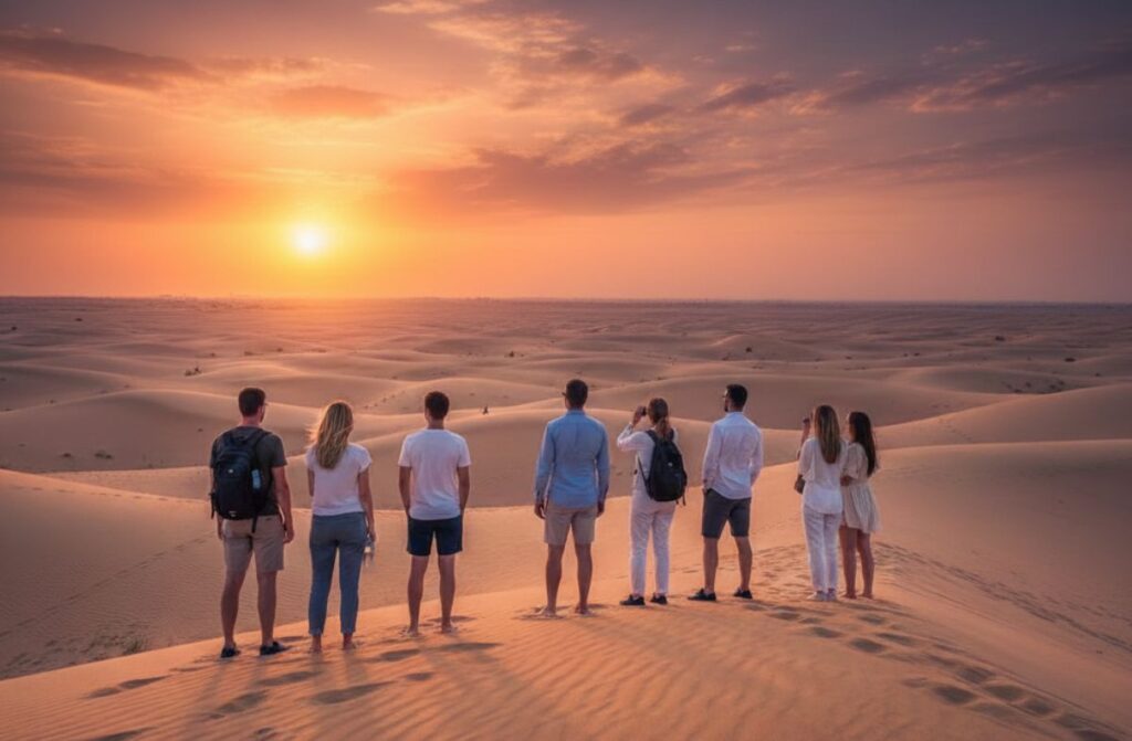 Sunset At Desert Viewpoints