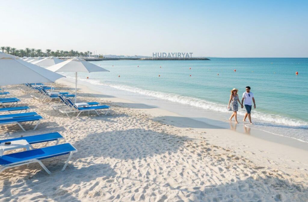 Couple Enjoy On Hudayriyat Island