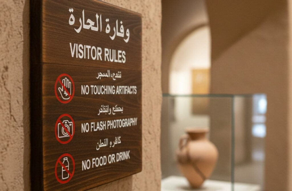 Visitor Rules And Cultural Notes In National Museum RAK
