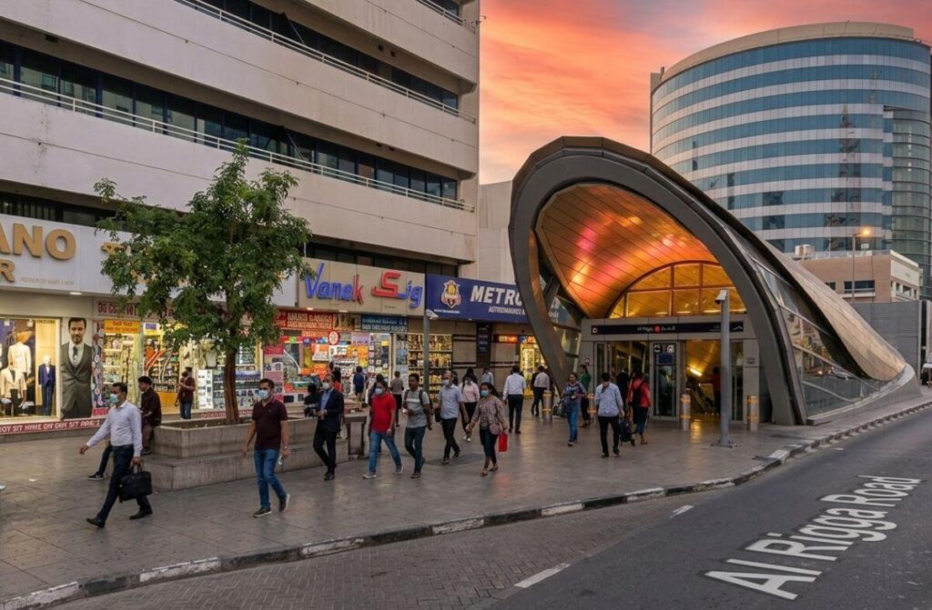 Al Rigga Metro Station Dubai