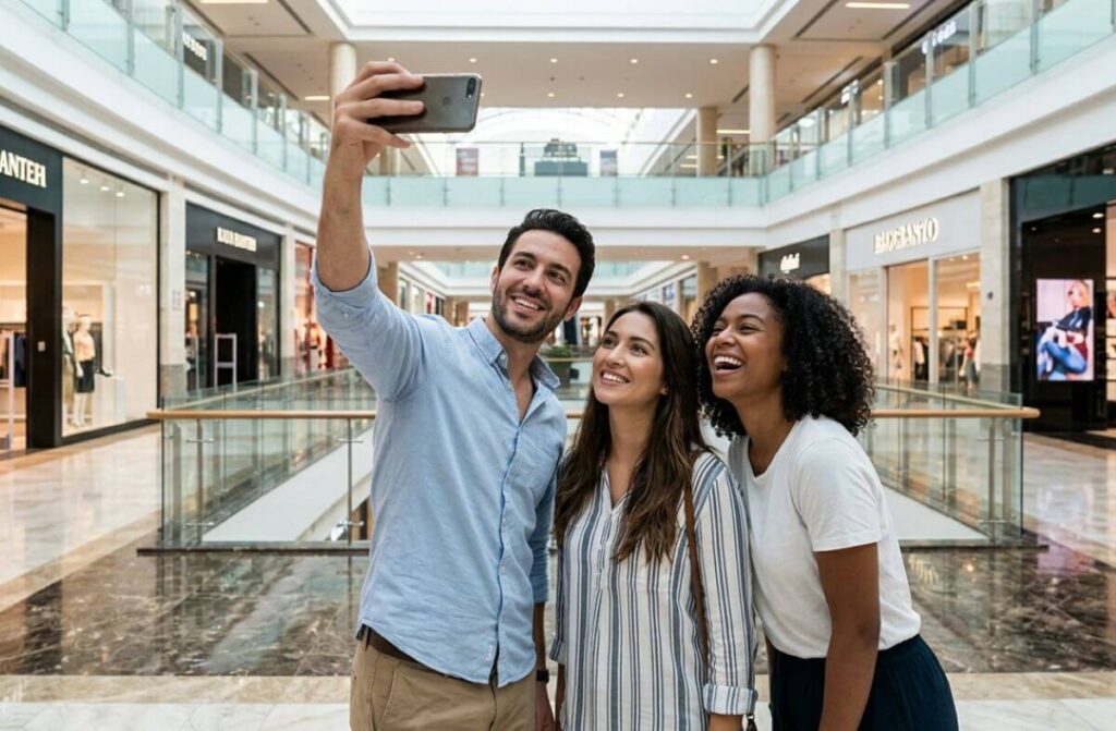 Tourists Visit Century Mall Dubai