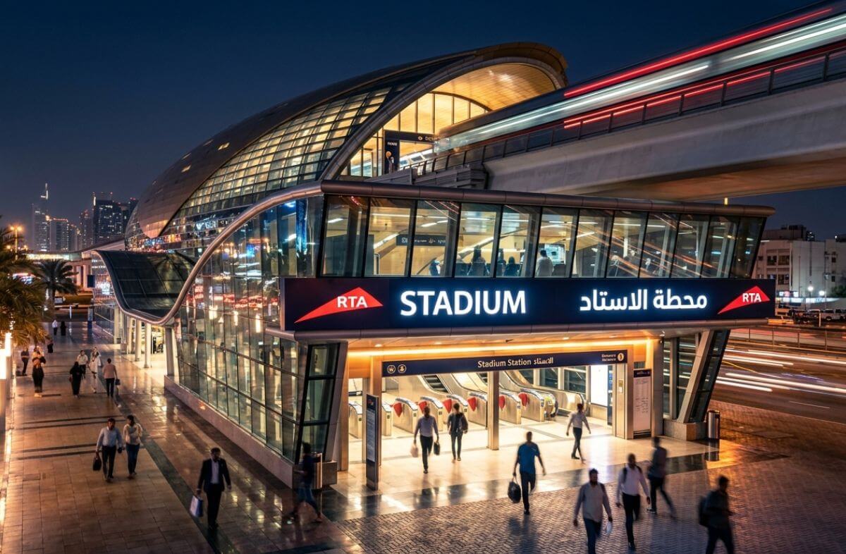 Stadium Metro Station Dubai Guide