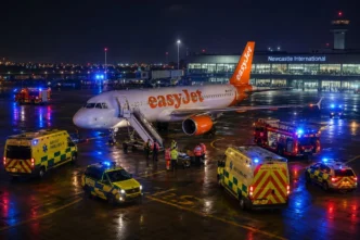 EasyJet Flight U2238 Emergency Landing Newcastle